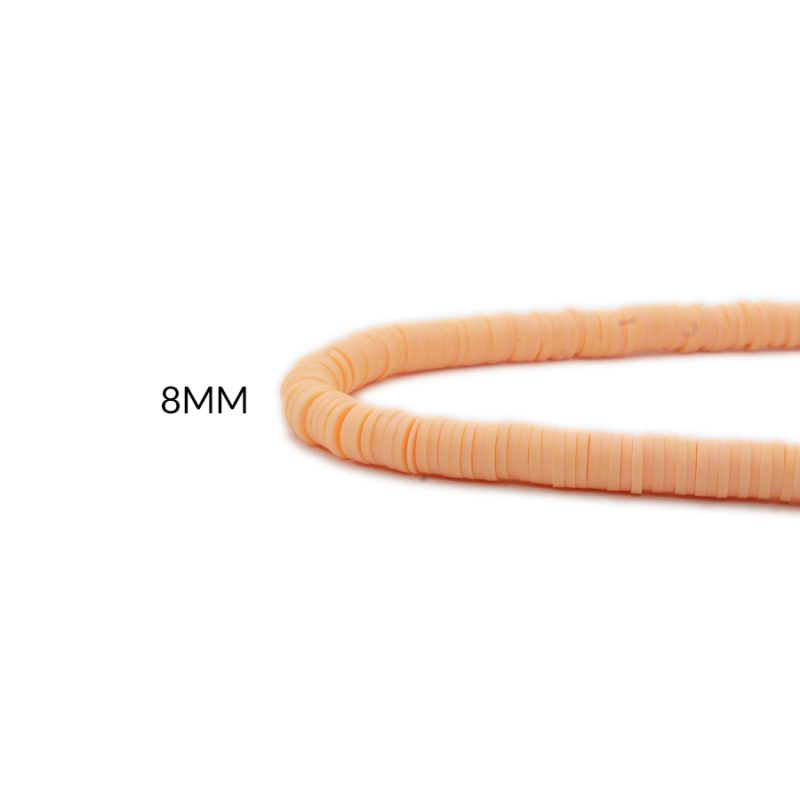 FIMO DISCO CURUBA 6MM / x sarta de 39 cm aprox / REF-0173C24CURUBA / REF-0173C24curuba