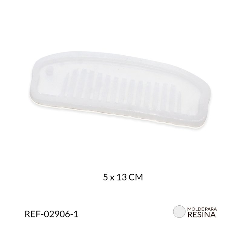 Molde silicona peine 5x13 CM / x unidad / Ref-02906-1