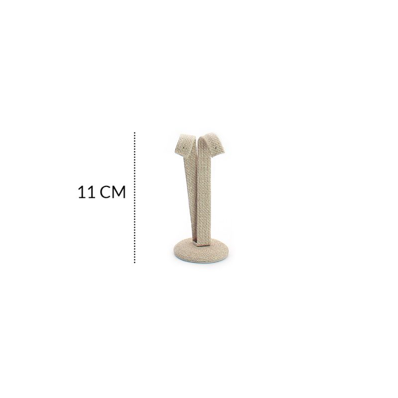 Exhibidor palma yute para arete 11 CM / x unidad / Ref-08725 / Ref-08725