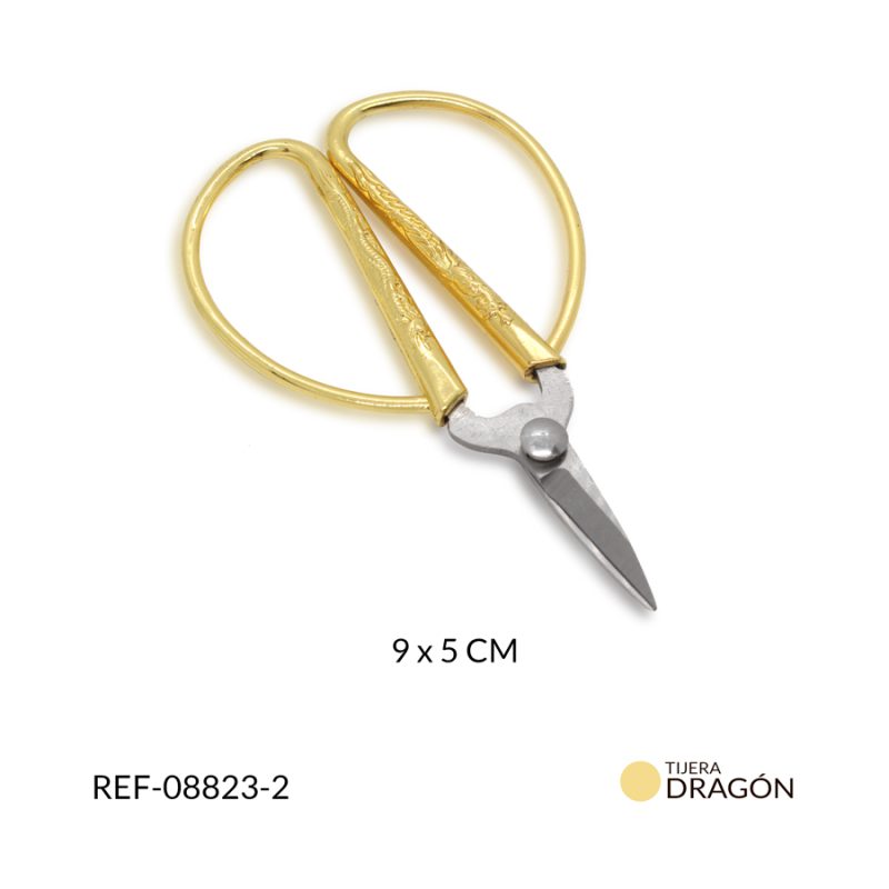 Tijera dragon JLB-06 9 x 5 cm / x unidad / Ref-08823-2 / Ref-08823-2