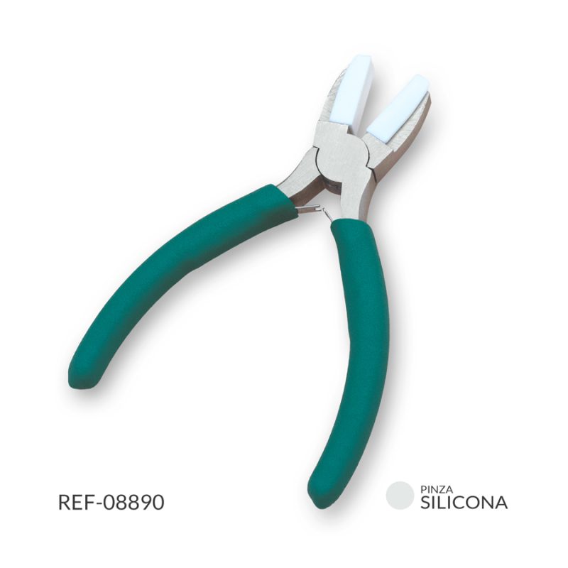Pinza silicona M&C tools punta nylon/ x unidad / Ref-08890 / Ref-08890