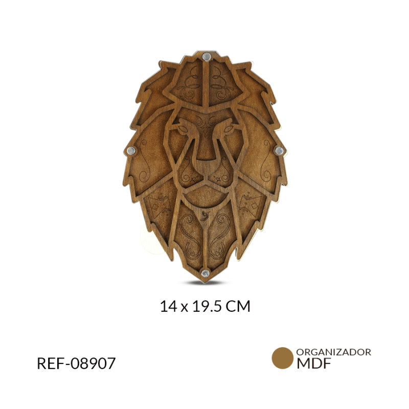Organizador MDF Leon 16 contenedores 14 x 19.5 cm / x und / Ref-08907