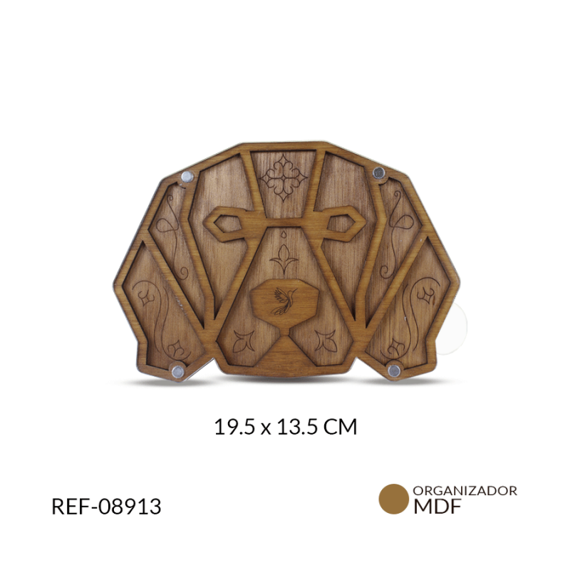 Organizador MDG Dog 8 contenedores 13.5 x 19.5 cm / x und / Ref-08913
