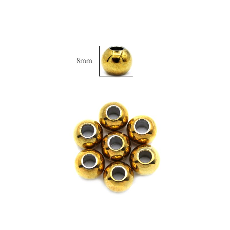 Balin acero macizo boca ancha 8mm / paquete x 6 unidades / Ref-1625D / Ref-1625D