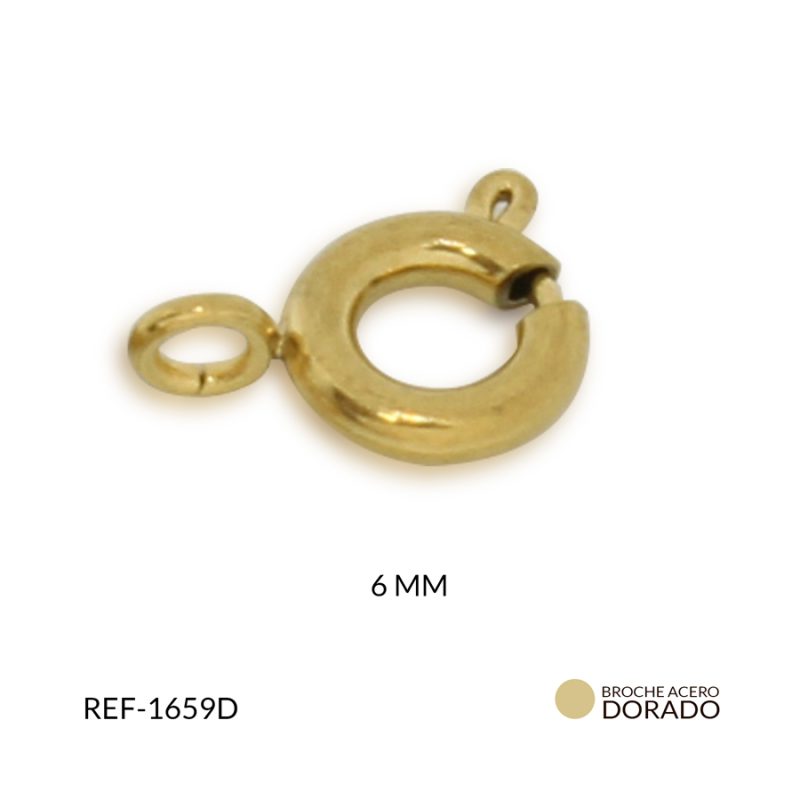 Broche acero riaza 6mm / x unidad / Ref-1659D / Ref-1659D