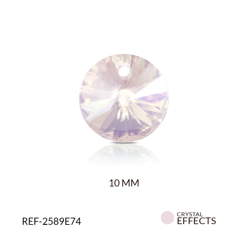 DIJE PRECIOSA CIRCULO 10MM EFFECTS CRYSTAL AURORE BOREAL / x und / REF-2589E74