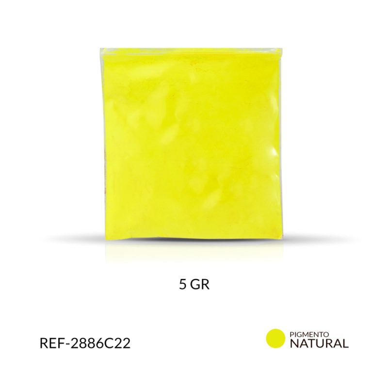 Pigmento natural amarillo / x 5 gramos aproximados / Ref-2886C22