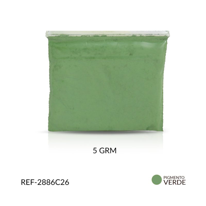 Pigmento natural verde / x 5 gramos aproximados / Ref-2886C26