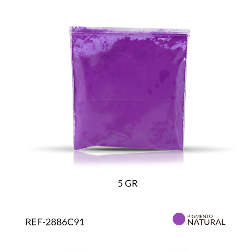 Pigmento natural morado 5 gramos / x unidad / Ref-2886C91