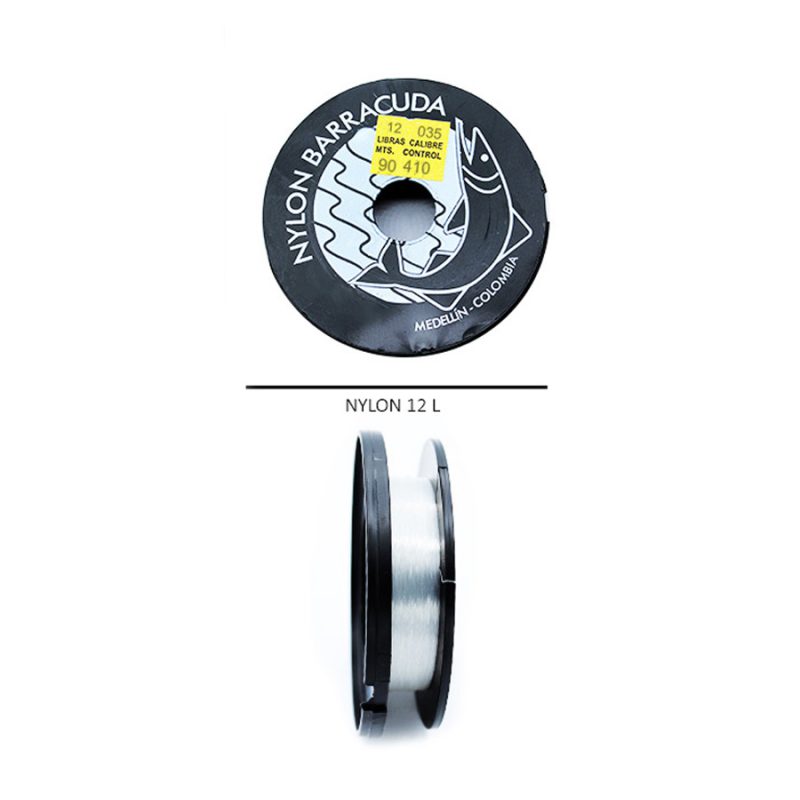 Nylon barracuda 12 libras / x rollo (90 metros aproximados) / Ref-3533 / Ref-3533
