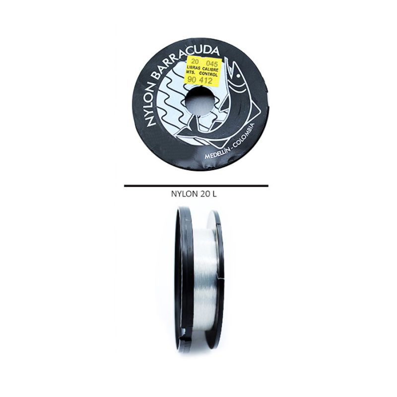 NYLON BARRACUDA 20 libras / rollo de 90 mt aprox1 / REF-3535