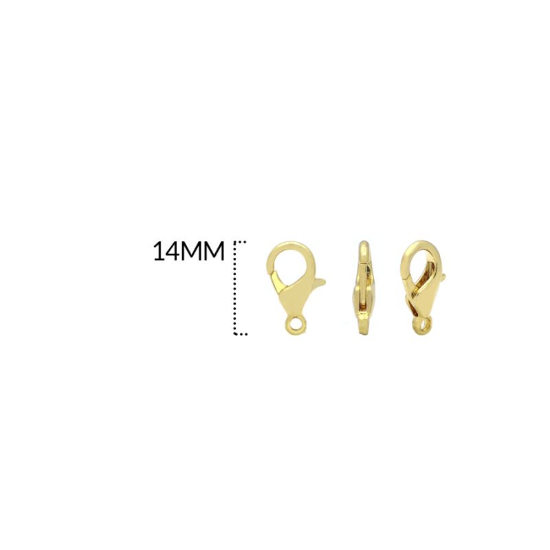 Broche hierro picoloro 14mm / paquete x 3 unidades / Ref-7522D / REF-7522D
