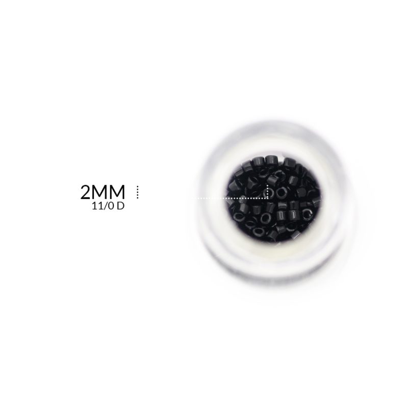 Chaquira miyuki color negro / x 5 gramos aproximado / 4977NN / REF-4977NN