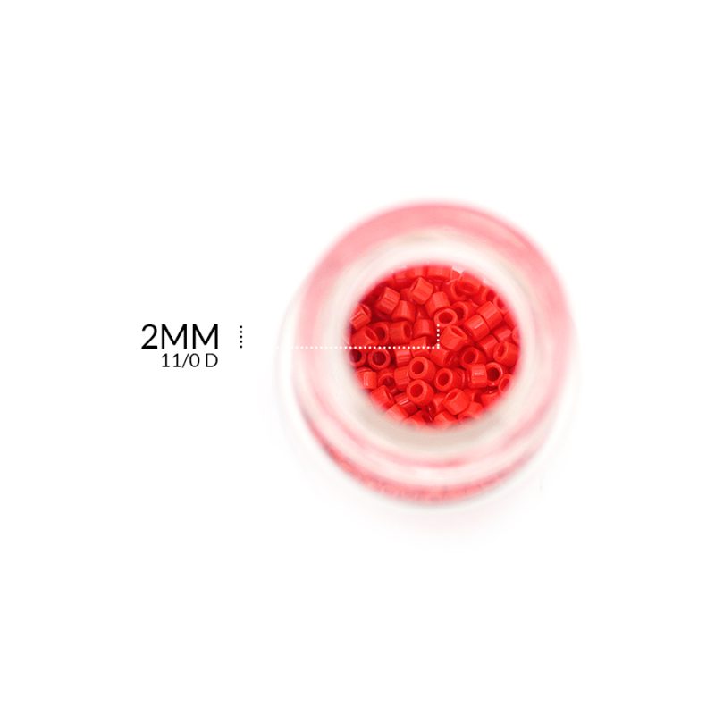 Chaquira miyuki rojo claro / x 5 gramos aproximado / REF-4977RC