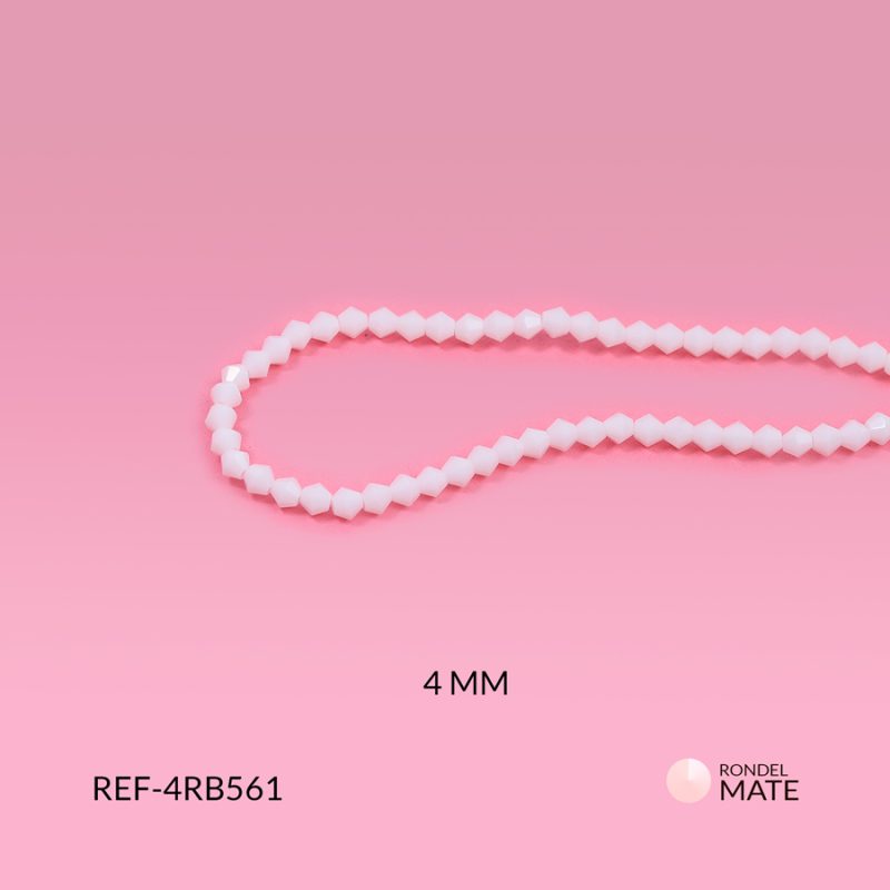 Rombo mate curuba suave 4mm / x sarta / Ref-4RB561 / Ref-4RB561