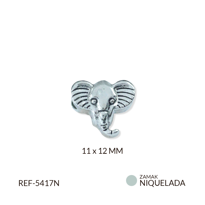 SEPARADOR ELEFANTE ZAMAK / PAQUETE x 12 UNIDADES / REF-5417N