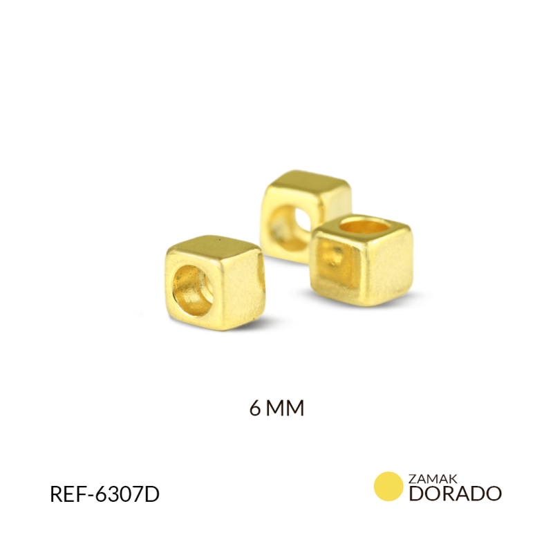 SEPARADOR ZAMAK CUBO 6MM / paquete x 6 und / REF-6307D