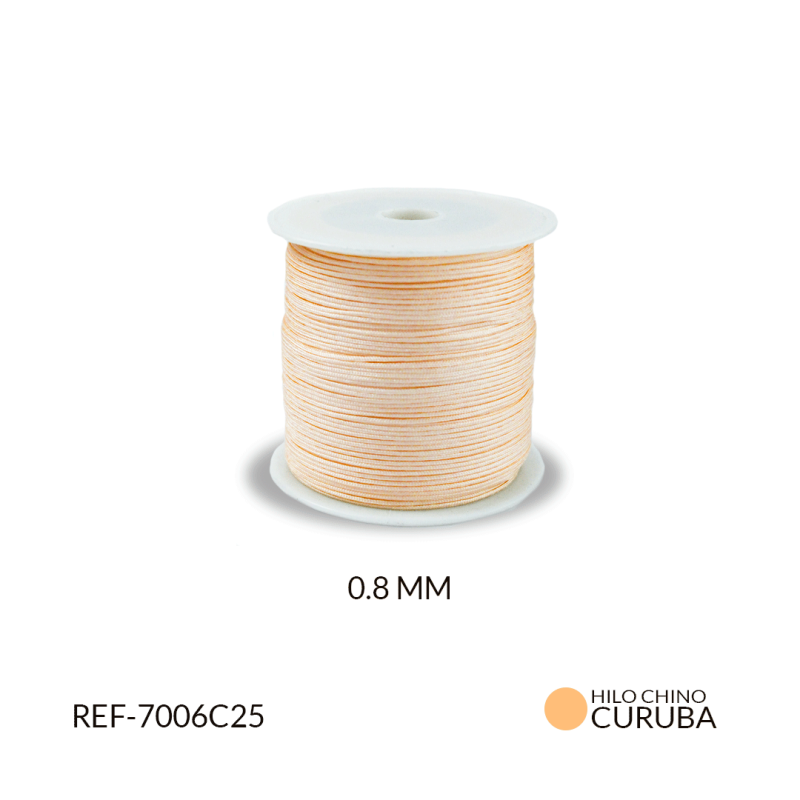 HILO CHINO CURUBA 0.8 MM / rollo x 90 mt aprox / REF-7006C25