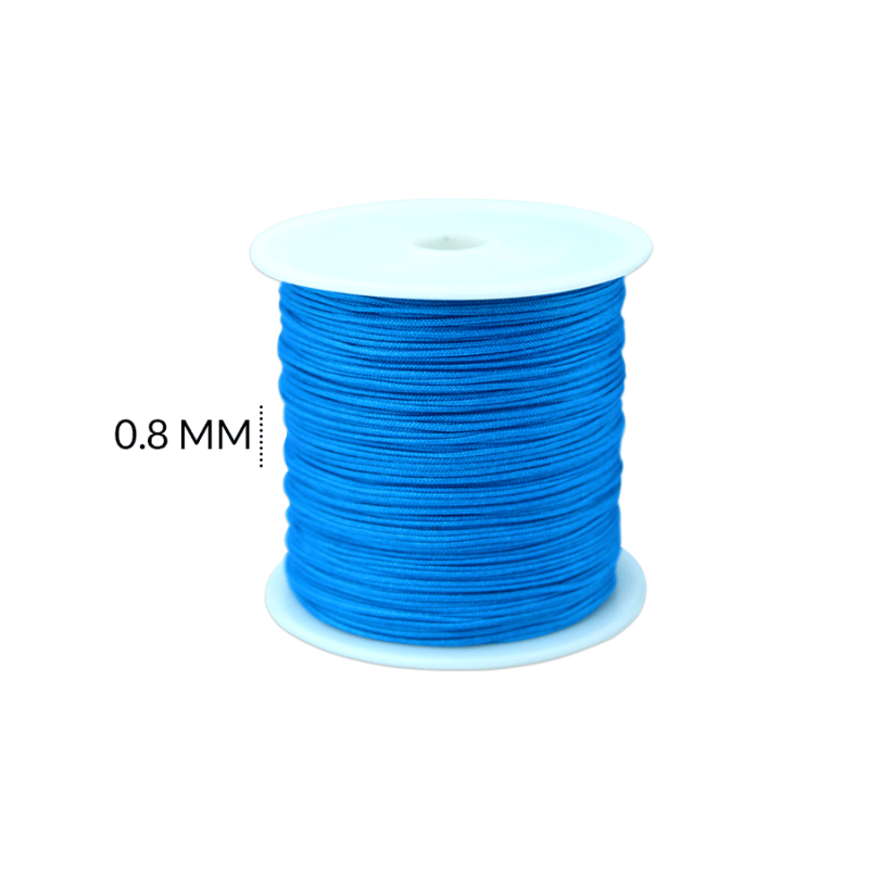 Hilo chino azul z  0.8 MM / rollo x 90 mt aprox / Ref-7006C34 / Ref-7006C34