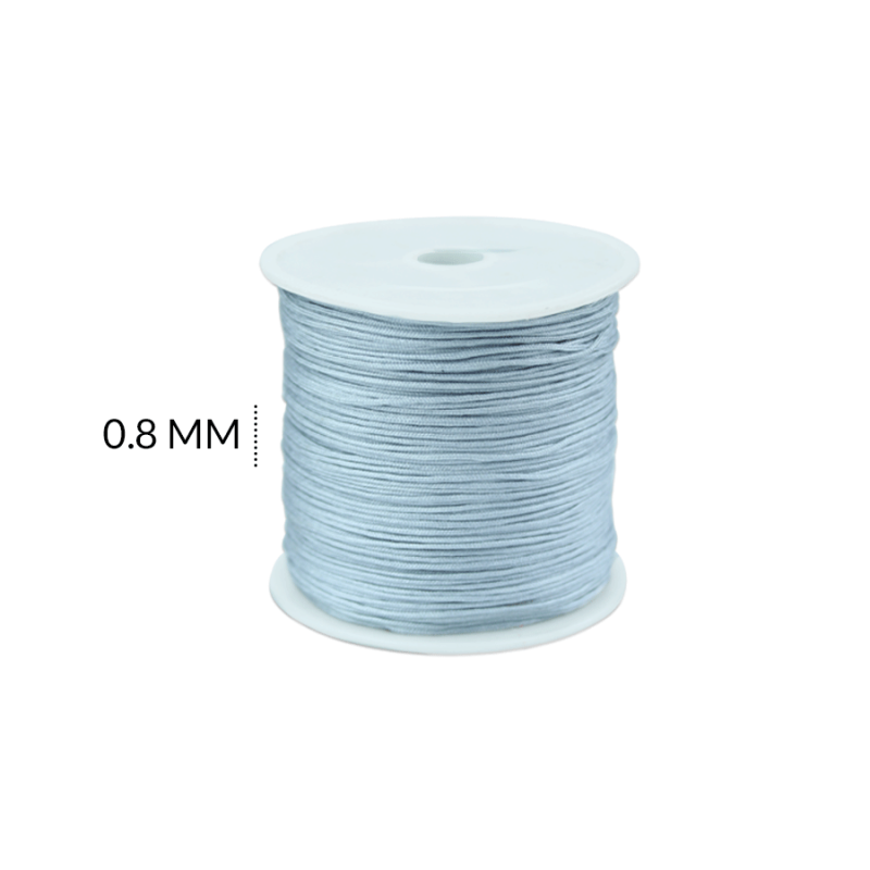 Hilo chino gris claro  / rollo x 90 mt aprox / Ref-7006C35 / Ref-7006C35