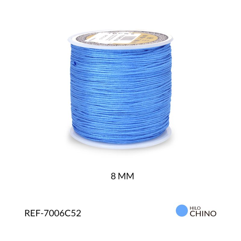 Hilo chino azul 0.8 mm / x rollo / Ref-7006C52 / Ref-7006C52