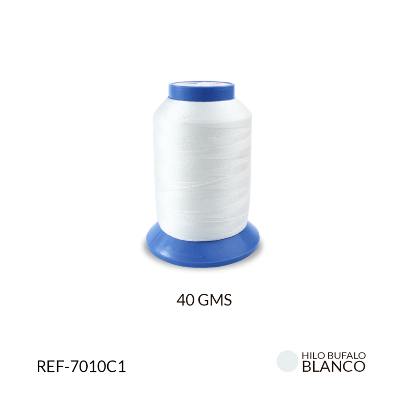 Hilo bufalo blanco B-46/ rollo x 40 grm aprox / Ref-7010C1 / Ref-7010C1