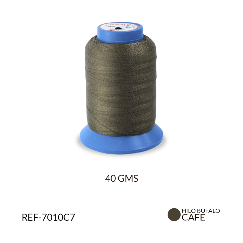 Hilo bufalo cafe oscuro / x 40 grm aprox / Ref-7010C7 / Ref-7010C7