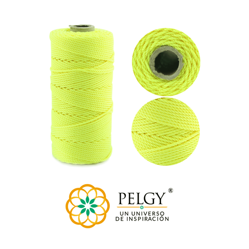 Hilo terlenca #15 amarillo fluorescente / x rollo / REF-7023C16