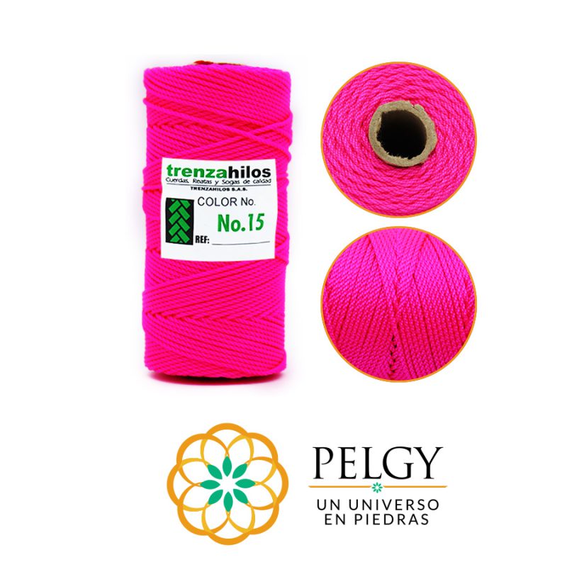 HILO TERLENCA # 15 FUCSIA FUERTE  (19) / x ROLLO / ref - 7023C19