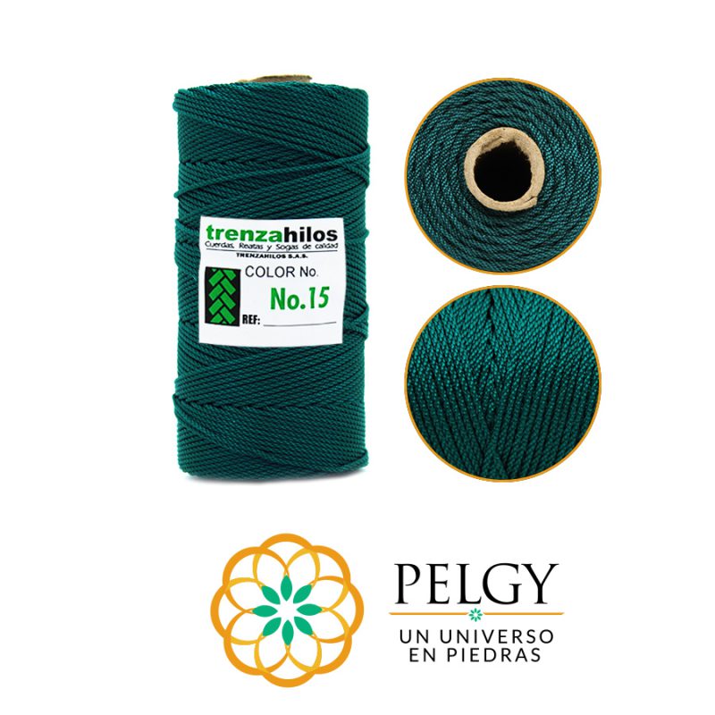 HILO TERLENCA # 15 VERDE JADE (32) / x ROLLO / ref - 7023C32