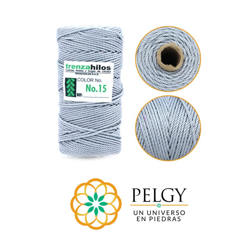 HILO TERLENCA # 15 GRIS CLARO (35) / x ROLLO / ref - 7023C35