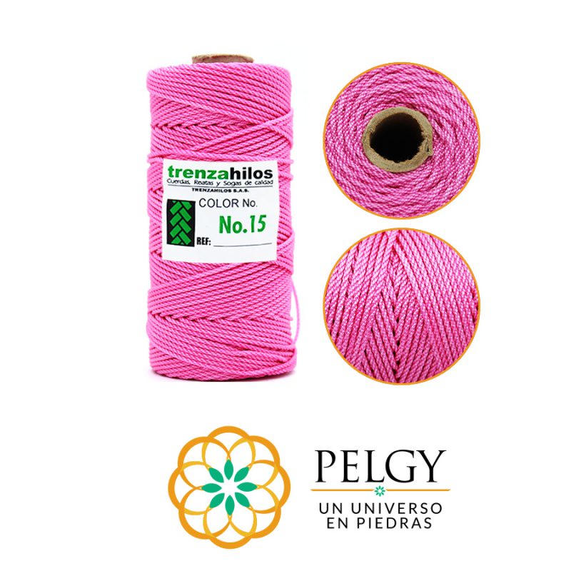 HILO TERLENCA # 15 ROSADO ROSA  (4) / x ROLLO / ref - 7023C4