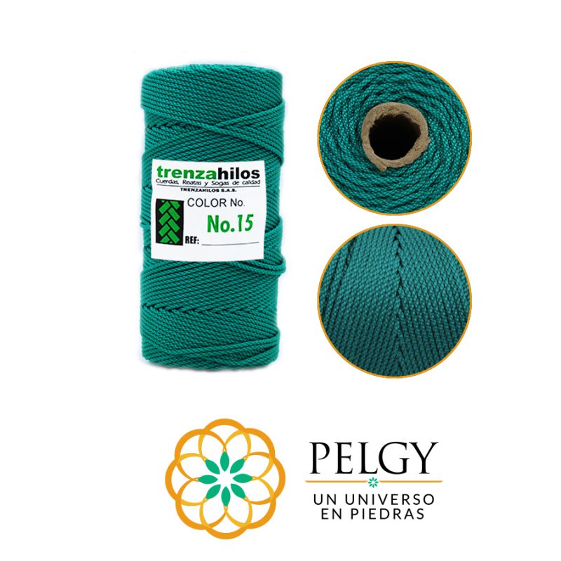 HILO TERLENCA # 15 VERDE JADE (87) / x ROLLO / ref - 7023C87