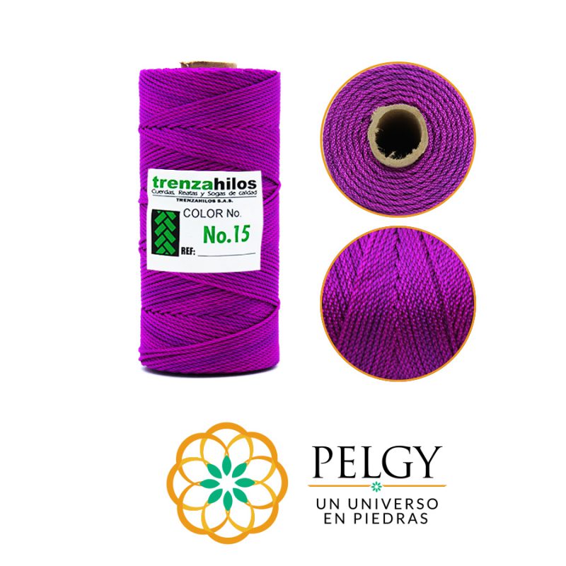 HILO TERLENCA # 15 MORADO VIOLETA (91) / x ROLLO / ref - 7023C91