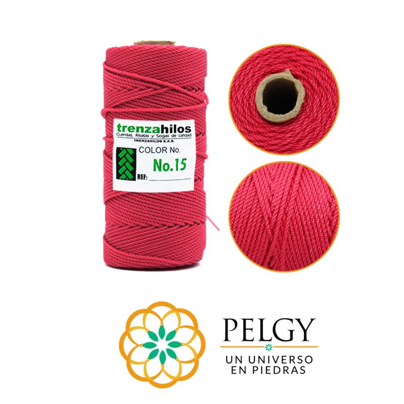 HILO TERLENCA # 15 ROJO PALIDO (93) / x ROLLO / ref - 7023C93