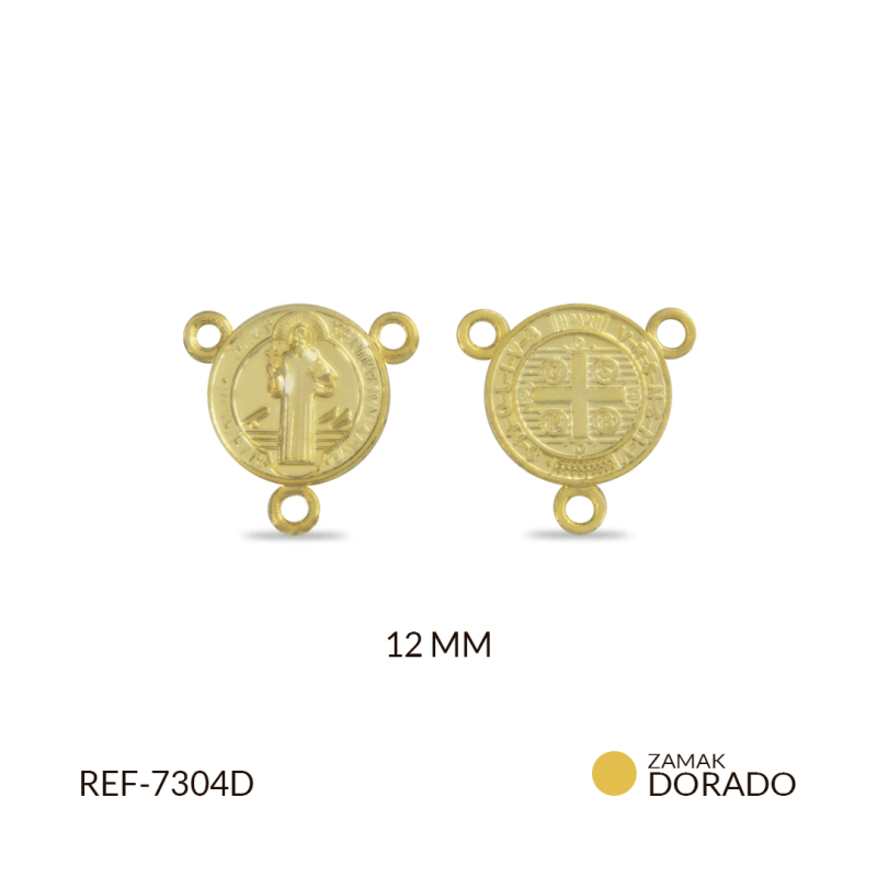 CRUCERO ZAMAK SAN BENITO 12MM / x unidad / REF-7304D