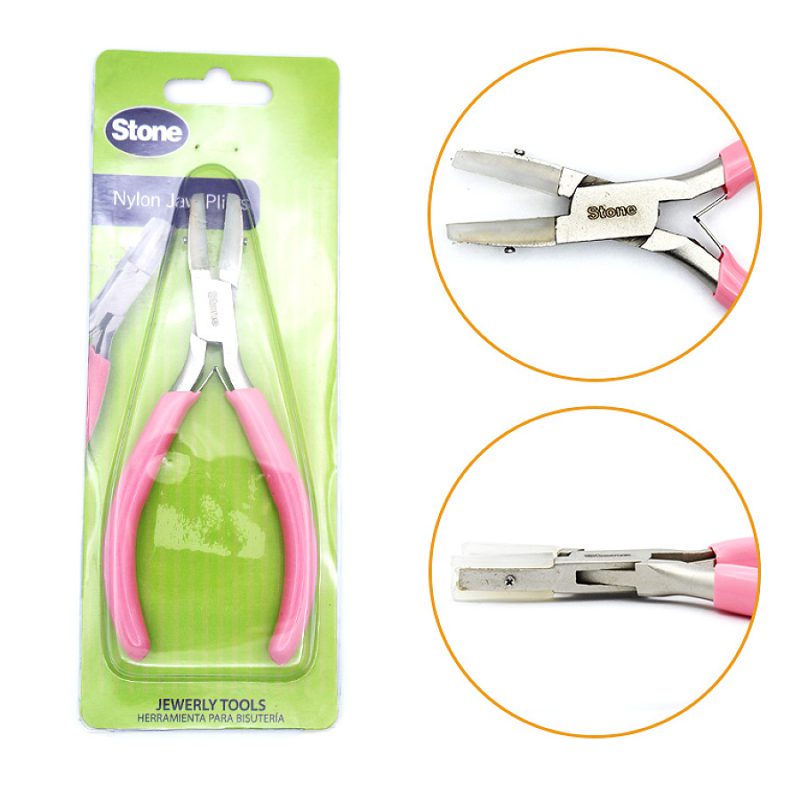Pinza plana silicone STONE / x unidad / Ref-8768 / Ref-8768