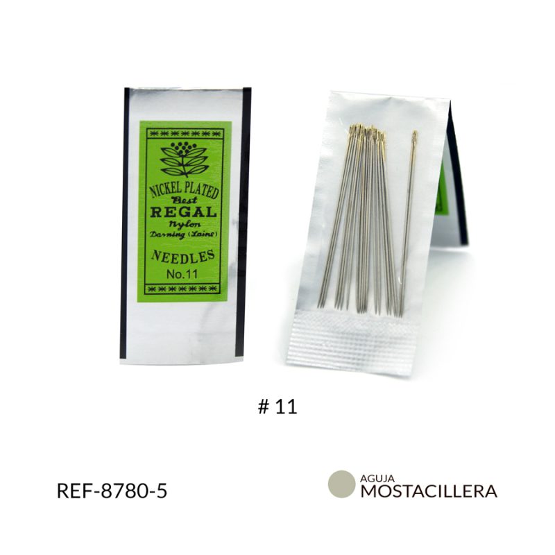 Aguja mostacillera #11 / x paño / Ref-8780-5