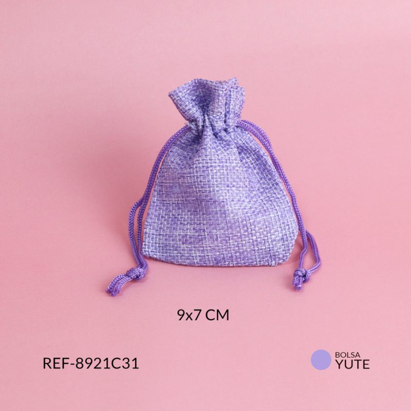 Bolsa yute morado/7x9 cm/ x unidad / 8921C31 / 8921C31