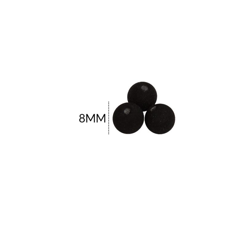 Bola neopreno liso negro #8 / paquete x 12 unidades / ref-9601C15 / Ref - 9601C15