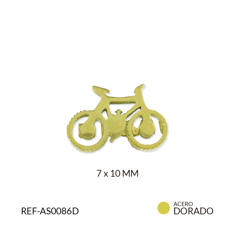 SEPARADOR ACERO DORADO BICICLETA/x UND / REF-AS0086D