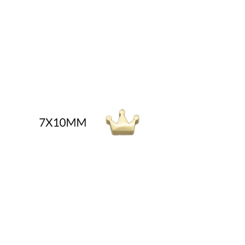 Separador en acero corona lisa 7 x 10 mm / x unidad / REF-AS0159D