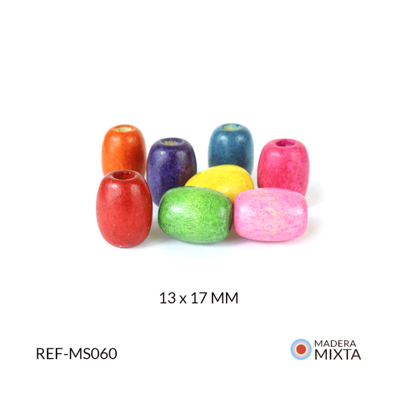 SEPARADOR MADERA MIXTA BARRIL 13x17 MM  / x 125 GRM / Ref-ms060