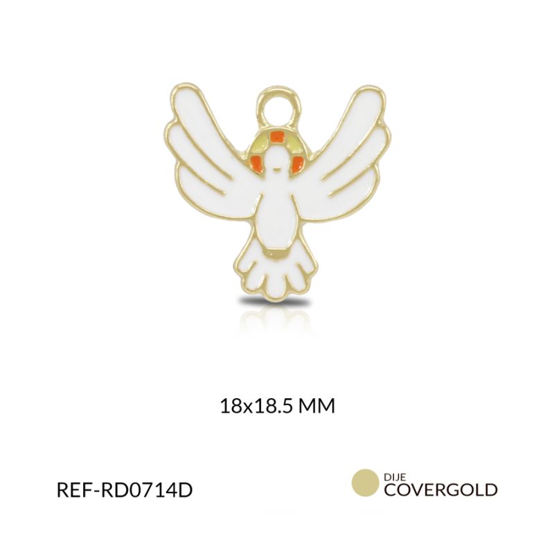 Dije covergold espiritu santo blanco 18 x 18.5 mm / x und / Ref-RD0714D
