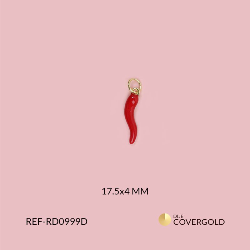 Dije covergold Ají 17.5x4 mm / x und / ref-RD0999D / ref-RD0999D