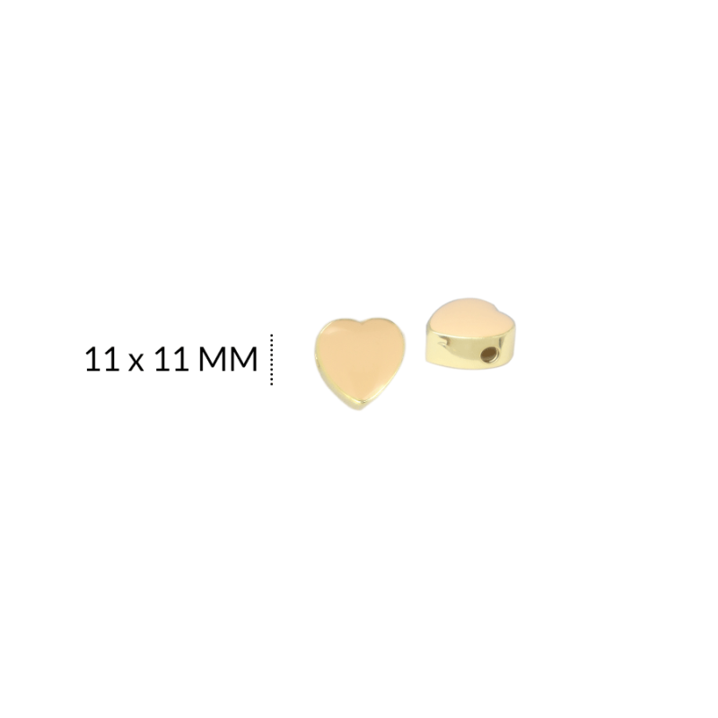 Separador covergold corazon resina curuba 11mm / x und / Ref-RS0195D