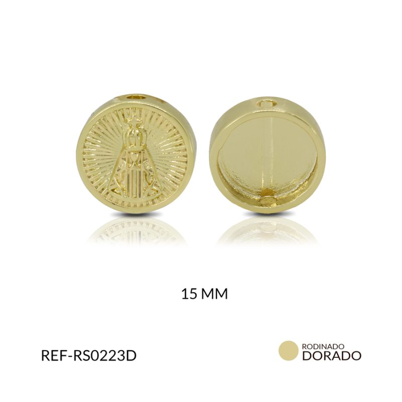 Separador covergold Virgen del Carmen 15mm / x unidad / RS0223D