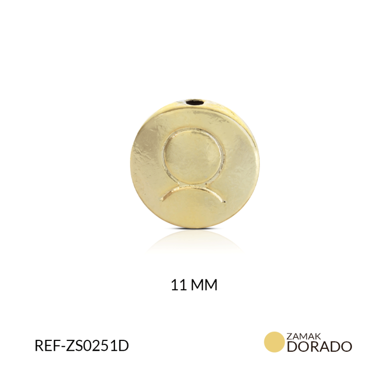 SEPARADOR ZAMAK DORADO SIGNO ZODIACA TAURO/PAQUETE x 3 UND / REF-ZS0251D